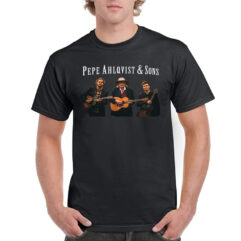 PEPE AHLQVIST & SONS T-paita musta