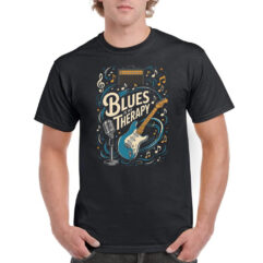 BLUES TERAPIA T-paita musta